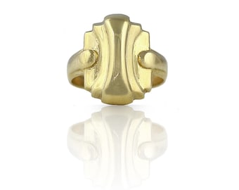 Maya Gold Ring - made in bronze