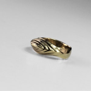 The Pyramid ring made in solid bronze or Sterling Silver image 6