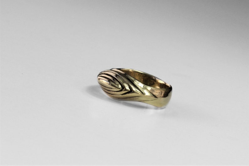 The Pyramid ring made in solid bronze or Sterling Silver image 6