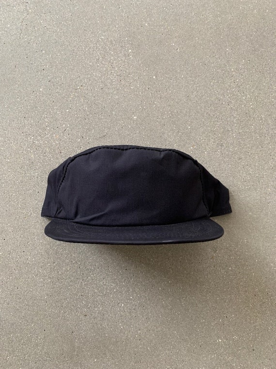 Vintage 1970s USN Military Ball Cap | navy Blue B… - image 2