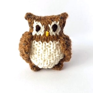 Mini Owl Knitting Pattern PDF