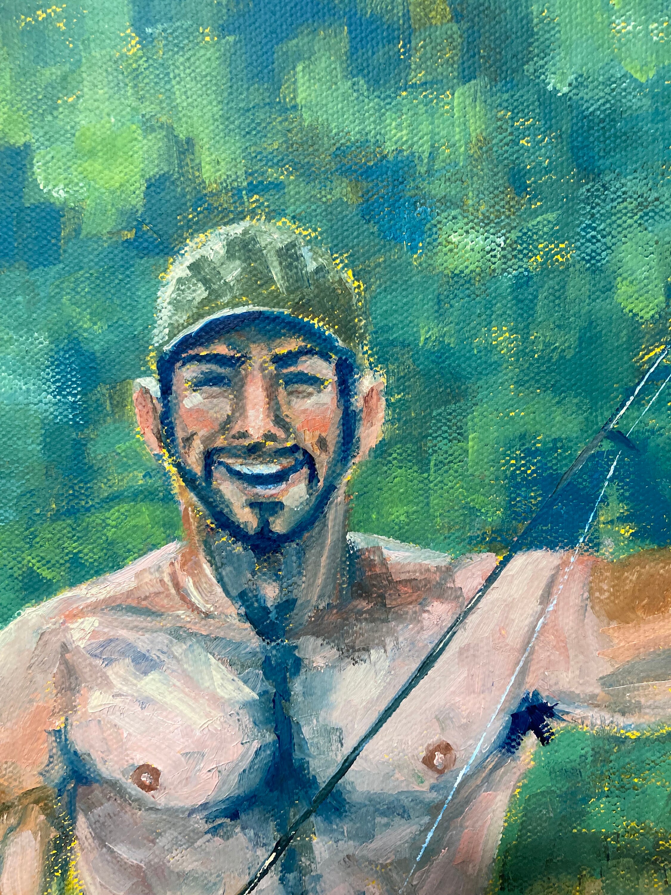 Gay Male Nude Homoerotic Art Oil Painting by Dan Green - Etsy