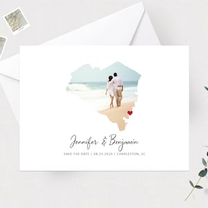 Ort Save The Date Magnete oder Karten, Hochzeit Save The Date, Instagram inspiriert, Zustand, Save The Date Magnet, Einzigartig Save the Date