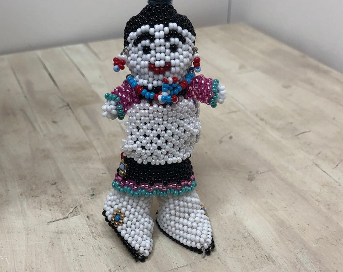 Zuni Doll Ornament, Zuni Beadwork, Zuni Beaded Doll, Navajo Doll, Zuni