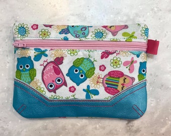 Fancy Base Zipper Pouch ITH Machine Embroidery Design (Digital Download) 4x4 and up, 6 sizes