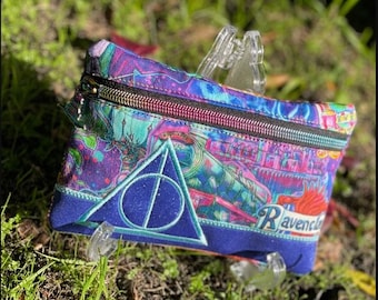 Always Deathly Hallows 5x7 | 6x10 |  Zipper Pouch, In the Hoop Embroidery file, Fully Lined, Potter Fan