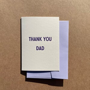 Merci papa - carte typographique