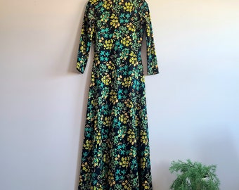 blue and green one shoulder dress Ira One Shoulder Floral Wrap Midi Dress Green – Girl In Mind main image 0