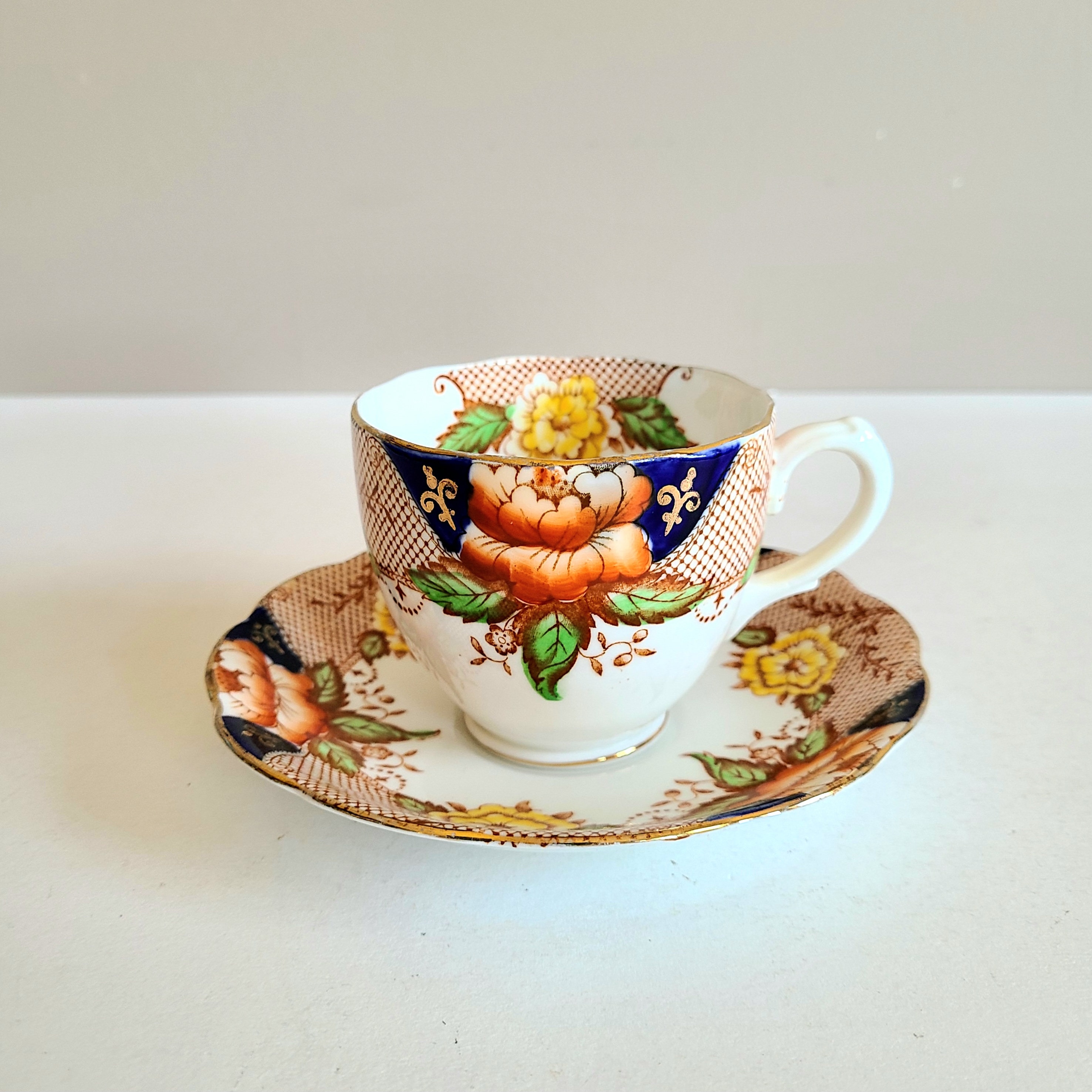 Vintage Fine Bone Bell China Made in England Cup and Saucer