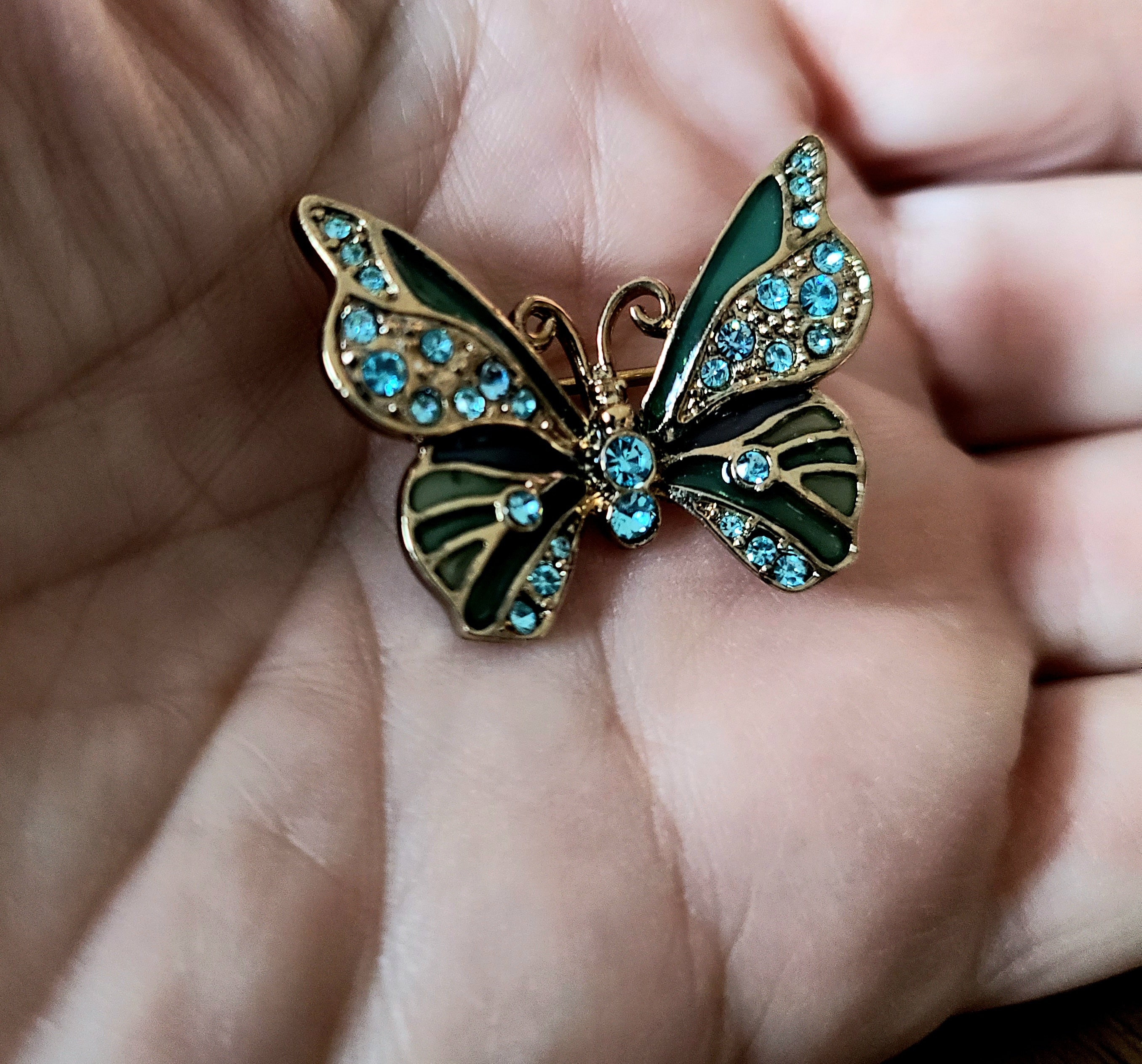 Lc Butterfly Brooch - Etsy Canada