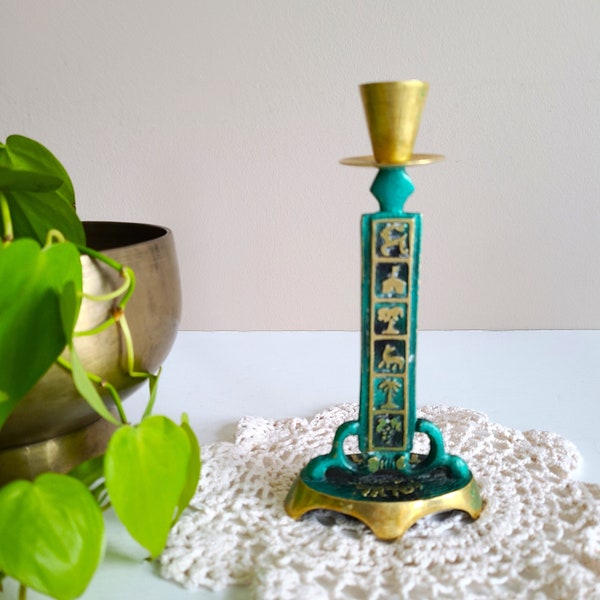 Vintage Shabbat Candle Holder Etsy