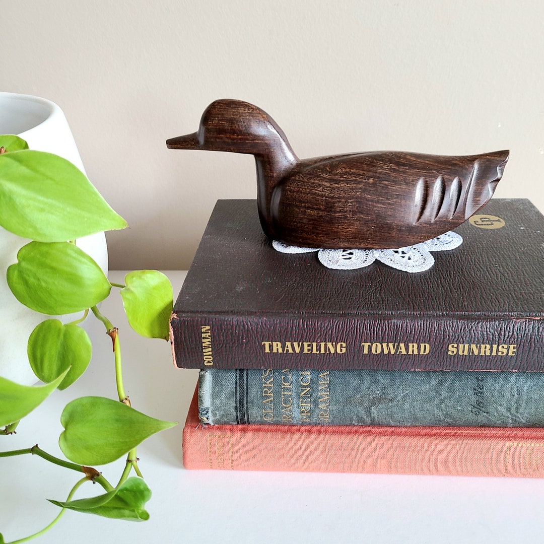 Ironwood Rosewood Duck Figurine. Wooden Duck. Home Decor. - Etsy