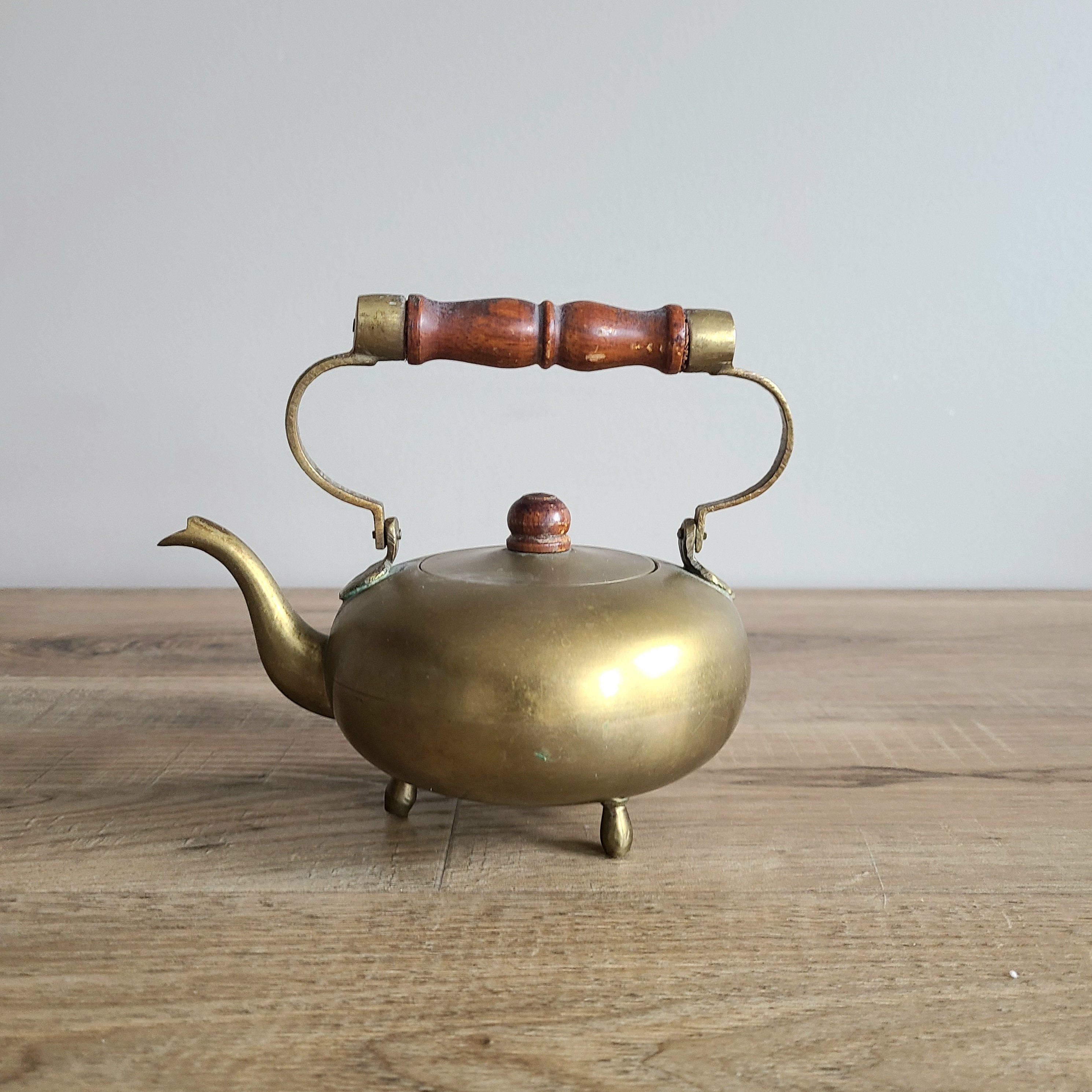 Buy Marwar Handicraft Vintage Old Brass Tea and Coffee Kettle for Home  Decor  Solid Brass Teapot for Kitchen Decor. Online at Low Prices in India  