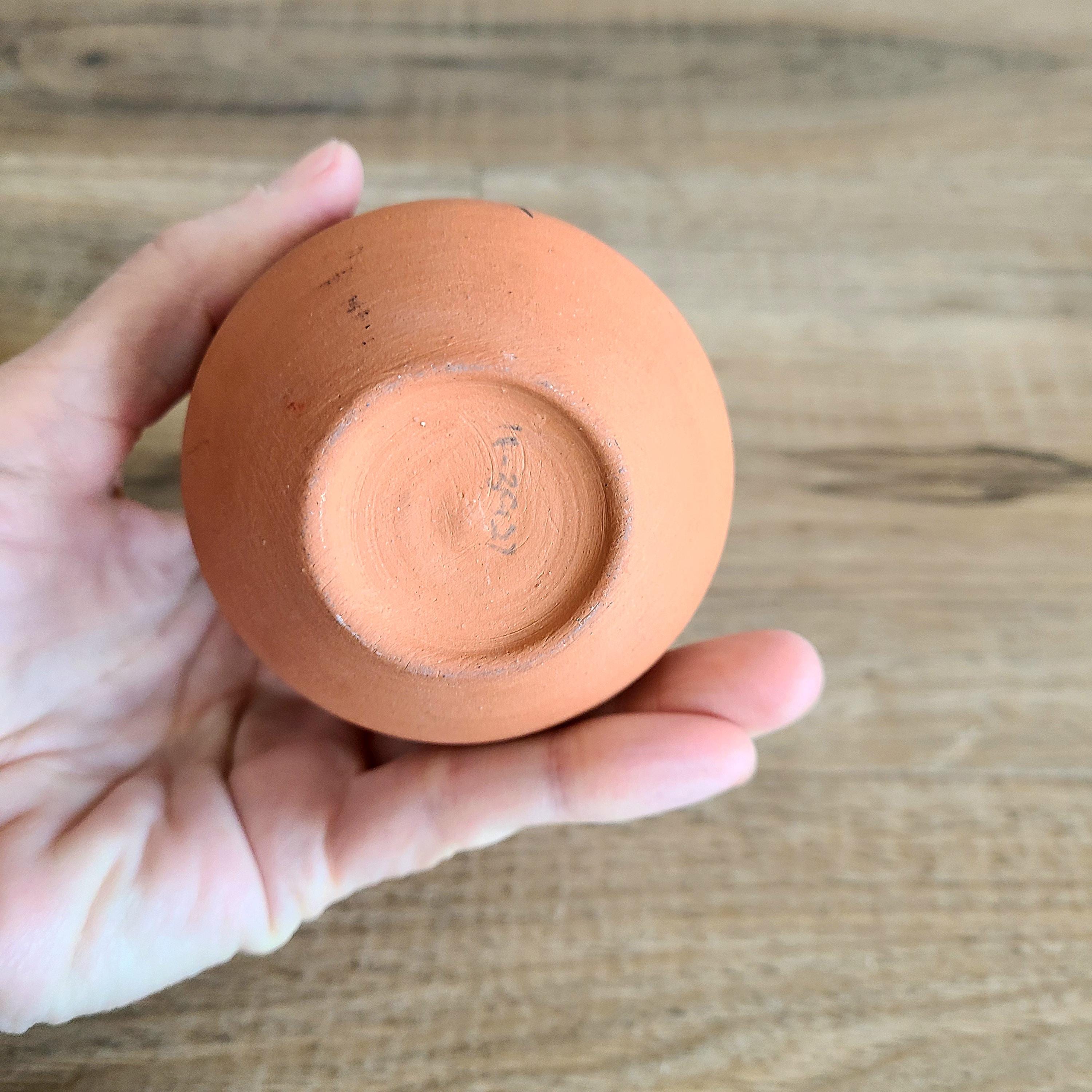 Vintage African Simba Pottery Zimbabwe Small Terracotta Vase With ...