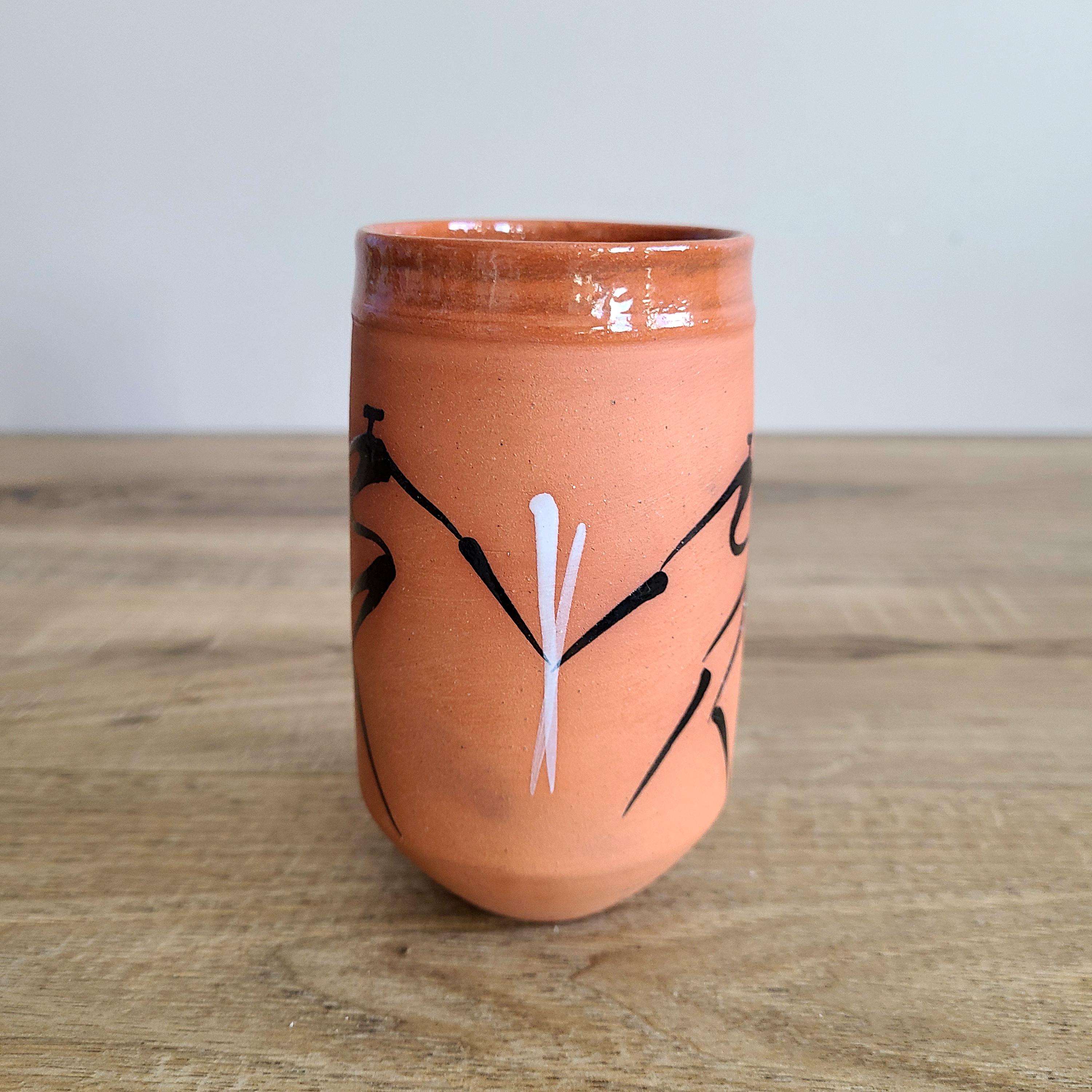 Vintage African Simba Pottery Zimbabwe Small Terracotta Vase With ...