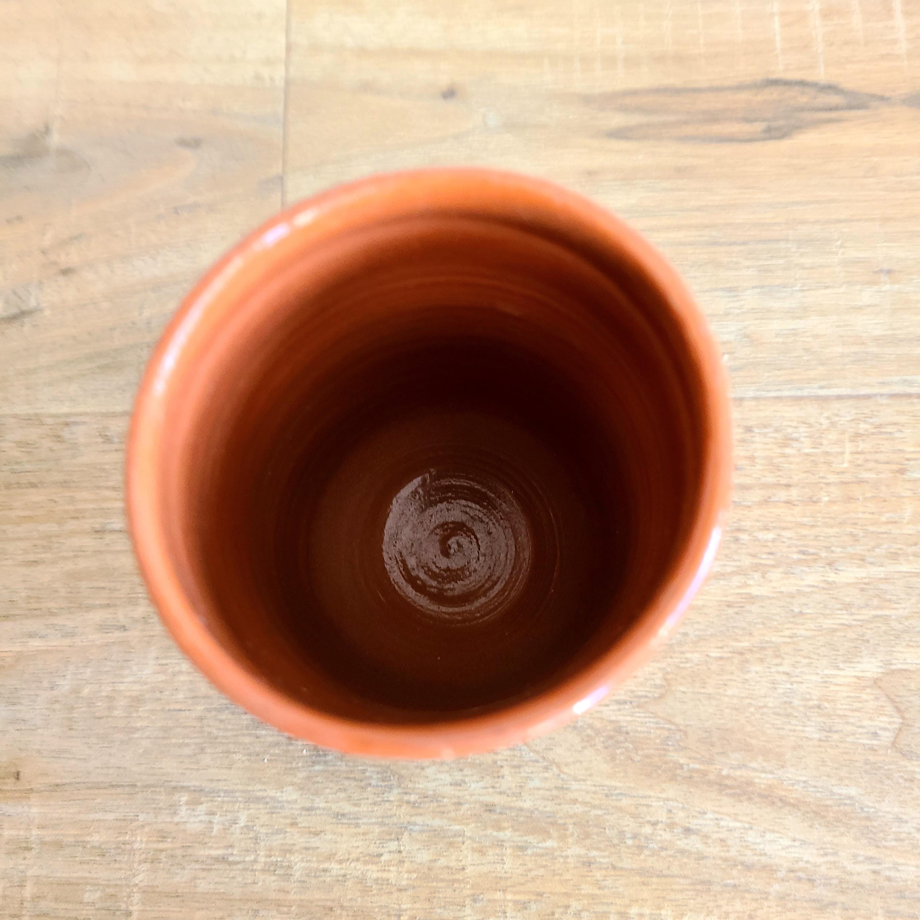Vintage African Simba Pottery Zimbabwe Small Terracotta Vase With ...