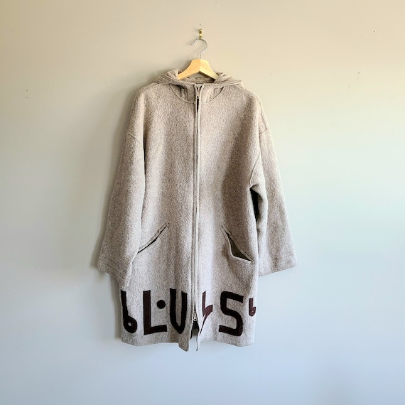 La Parka Canada 1987 Linda Lundstrom Pure Wool Beige Unisex Coat