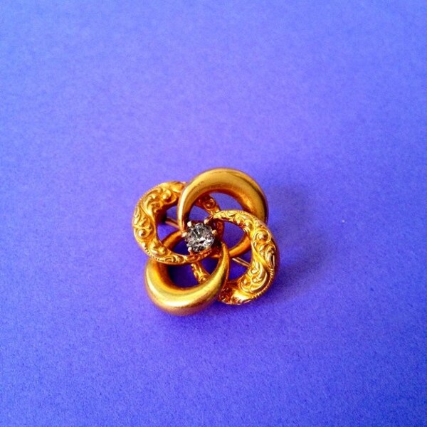 Love Knot Brooch Etsy