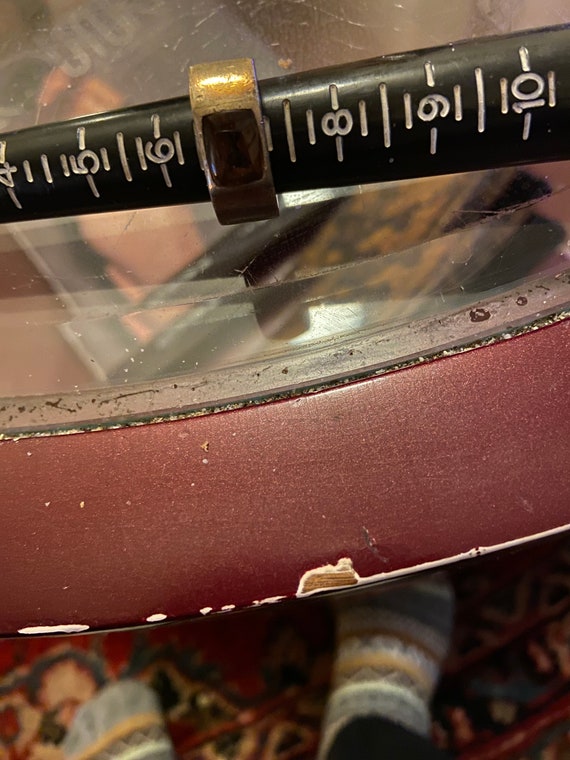 Signed silver garnet gemstone ring - image 9