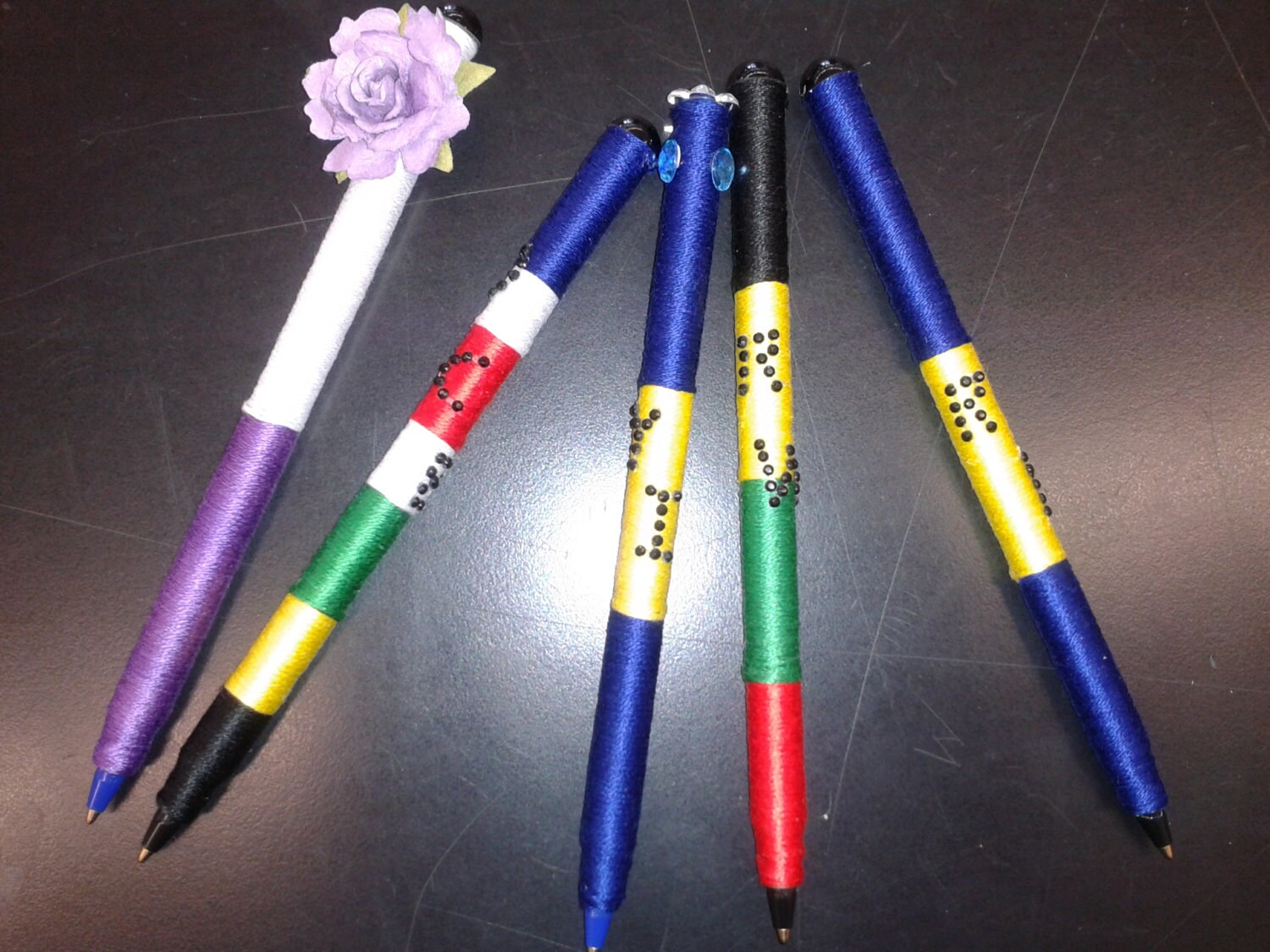 Homemade decorative pens bic Etsy