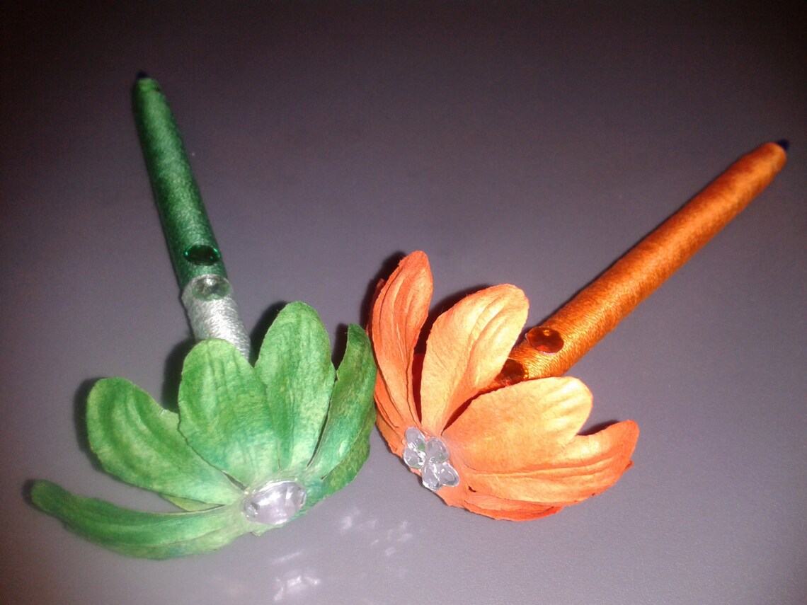 Homemade decorative pens bic Etsy