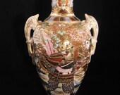 Large Japanese Satsuma Urn or Vase - Meiji Period