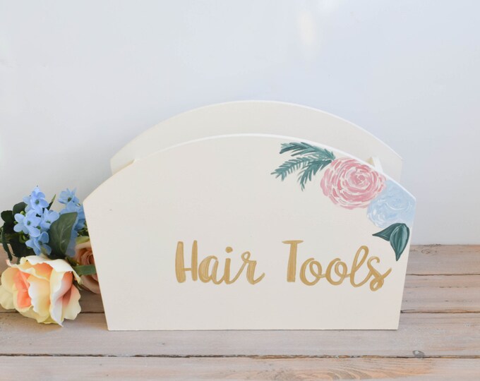 HAND PAINTED Hair Tools Storage Box Etsy UK