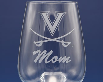 UVA Stemmed Wine Glass