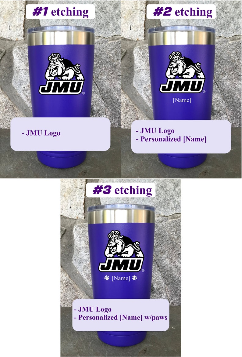 JMU Polar Camel 20oz Tumbler image 7