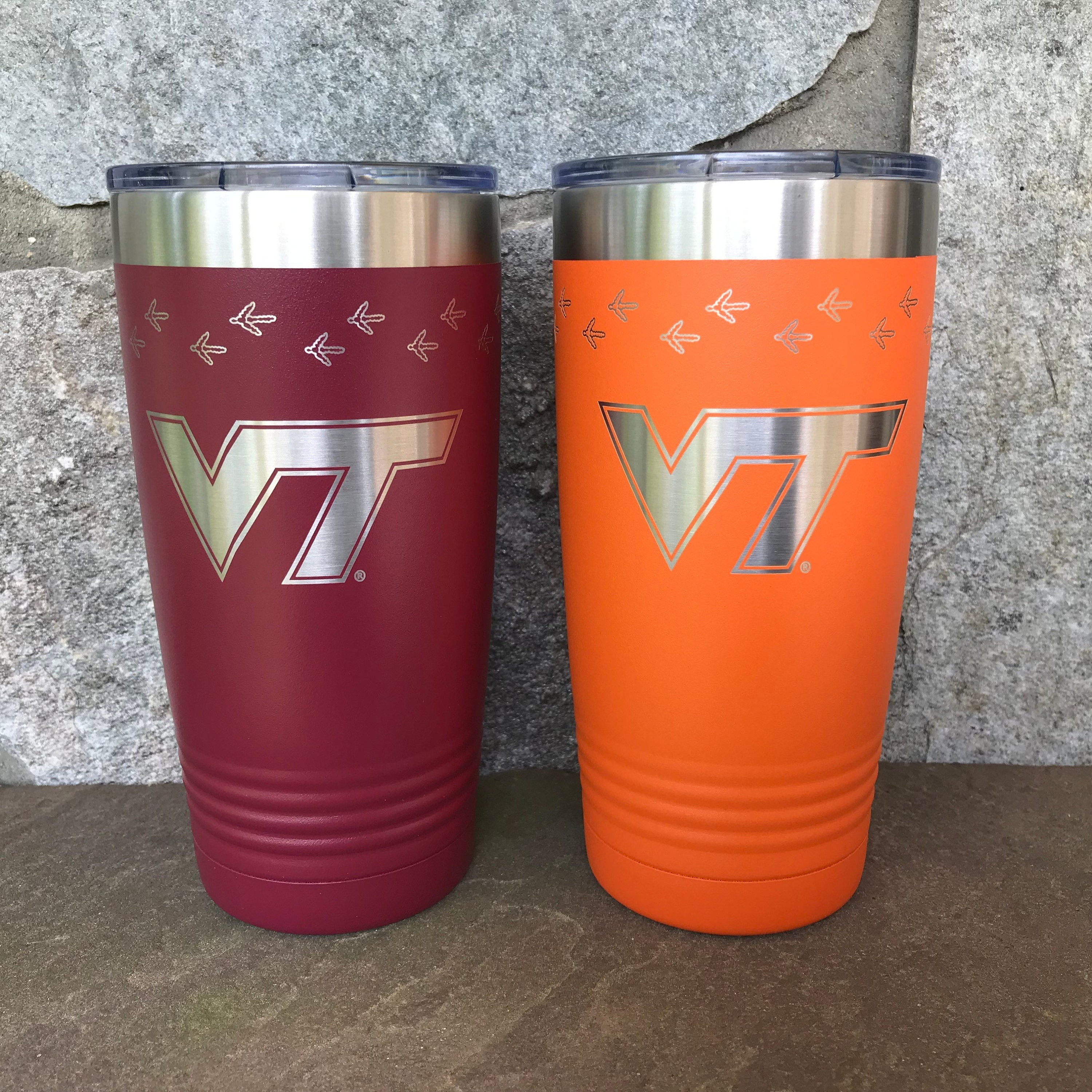 Hokies, Virginia Tech 40oz Travel Tumbler