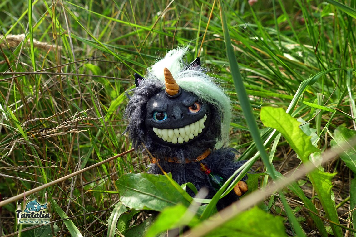 angry stuffed unicorn