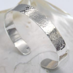 Hand made in USA Hammered.925 Sterling Silver Bangle Bracelet Gift Men&#39;s Women&#39;s Handcrafted-Custom size