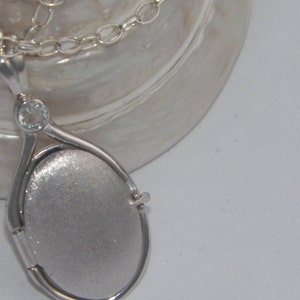 Hand Made 925 Sterling Silver 4 mm Natural Aquamarine Locket H2O Just Add Water Mermaids Handcrafted