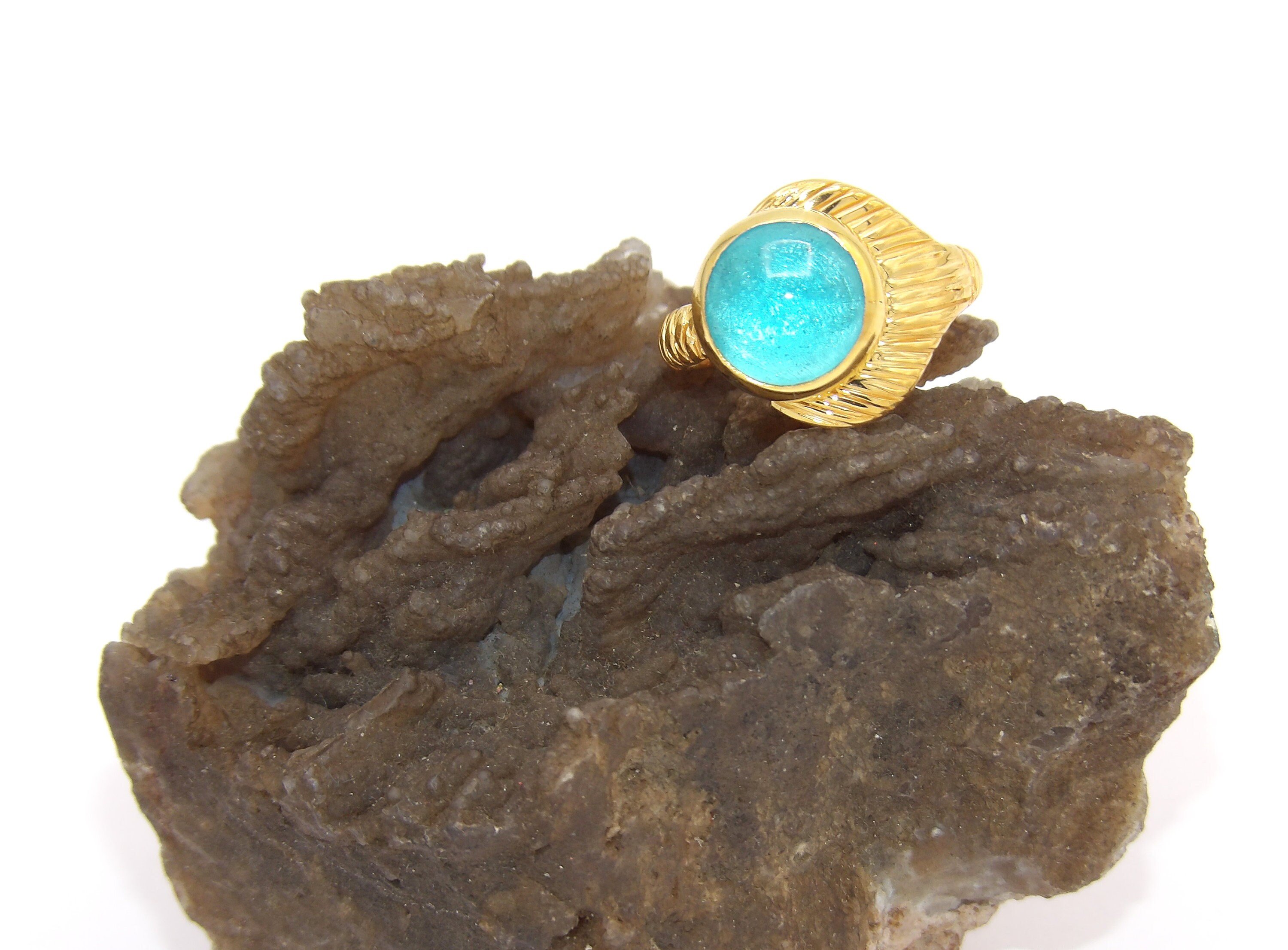 Ocean babe シェルリング H2O Moon Ring 925 Sterling Silver FREE Shell Box Hand Made