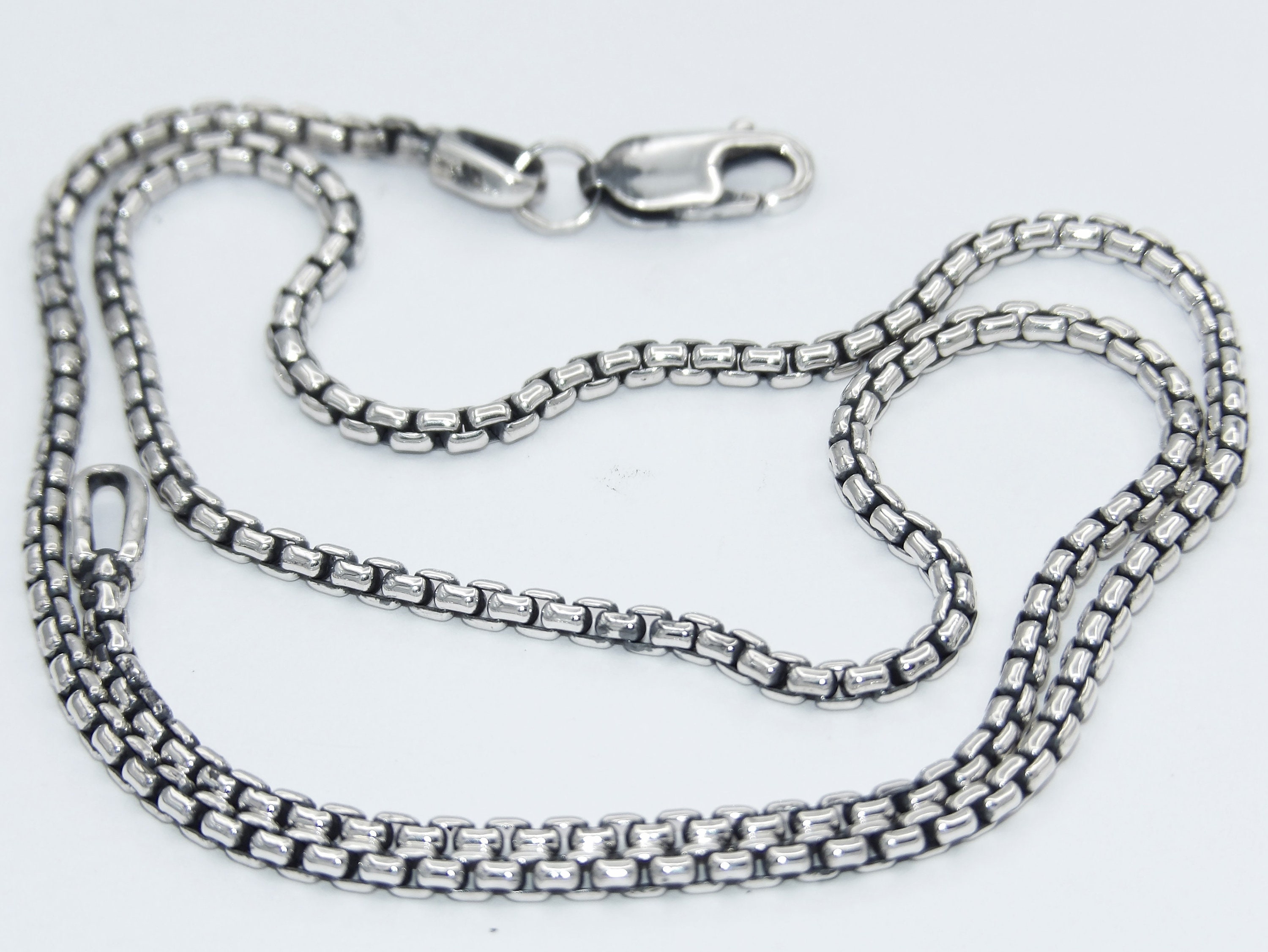 NKlaus Catena Panzer In Argento 925 - 60 Cm, Larghezza 2,40 Mm, Peso 8,58 Gr - Modello 5197
