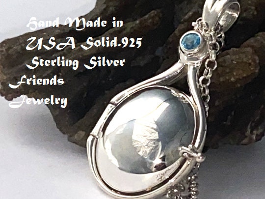 H2O Just Add Water Mako Mermaids Moon Ring 925 Sterling Silver with Pacific  Opal Crystal - Atoichi H2O Mermaid Lockets - Make Your Dreams Come True!