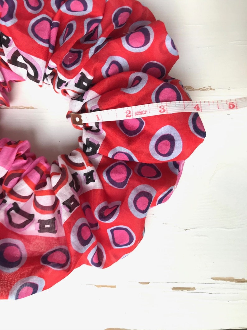 XXL Scrunchie,Giant Scrunchie,XL Scrunchie,Rose Scrunchie,pink Scrunchie,Hair Tie,Hair Accessory,Elastic Hair Tie,Hair accessories,