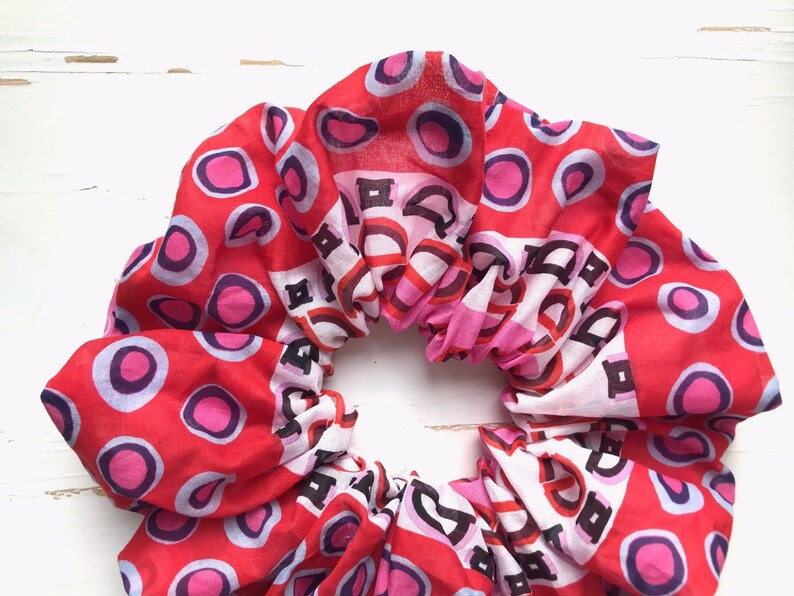 XXL Scrunchie,Giant Scrunchie,XL Scrunchie,Rose Scrunchie,pink Scrunchie,Hair Tie,Hair Accessory,Elastic Hair Tie,Hair accessories,