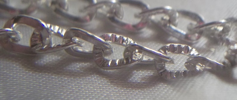 Silvery Rings Necklace Shiny 16 Inch Chain Unisex Jewelry Accessory ~45n