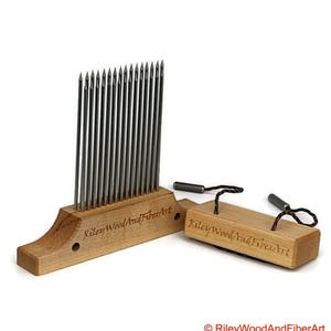 3.5” Hackle Double Row Fine Tooth With Cover