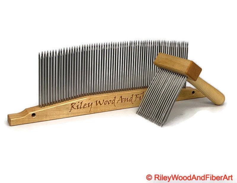 Comb and Hackle Kit - Smooth Points - Diz and Tine Straightener Includ –  Bam Fiber Works