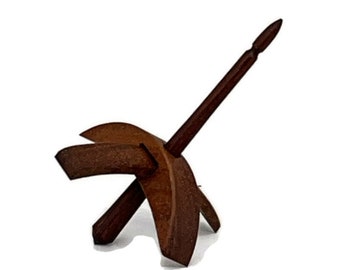 Mini fusée tombante turque - Verticille Tzalam avec tige en cocobolo