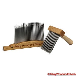 6&quot; Hackle Triple Row Fine Tooth w/ Comb set