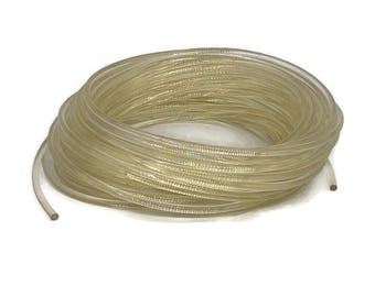 Drive Band Material for Drum Carders - Clear 1/4" and 5/16" - Green 1/4" - Sold by the Foot - Polyurethane