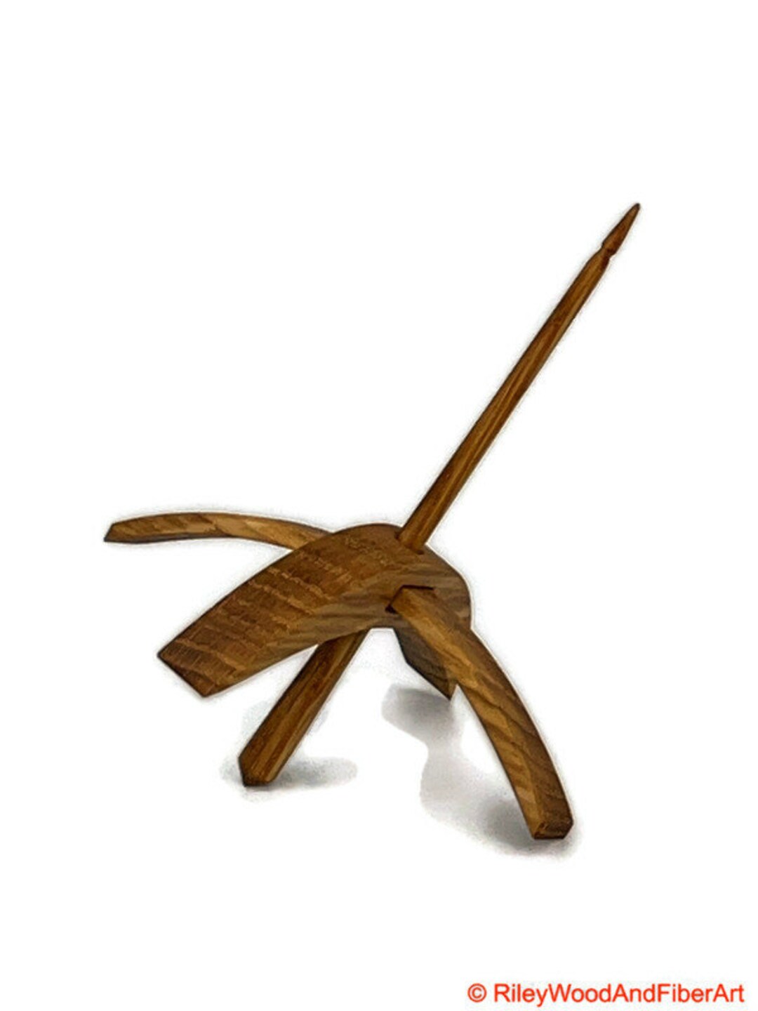 Turkish Drop Spindle Medium Quarter Sawn White Oak W/ Oak Etsy