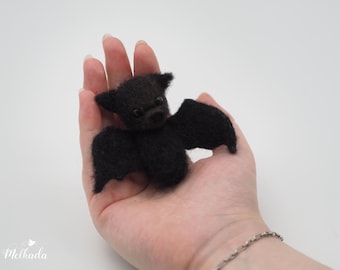 realistic baby bat plush