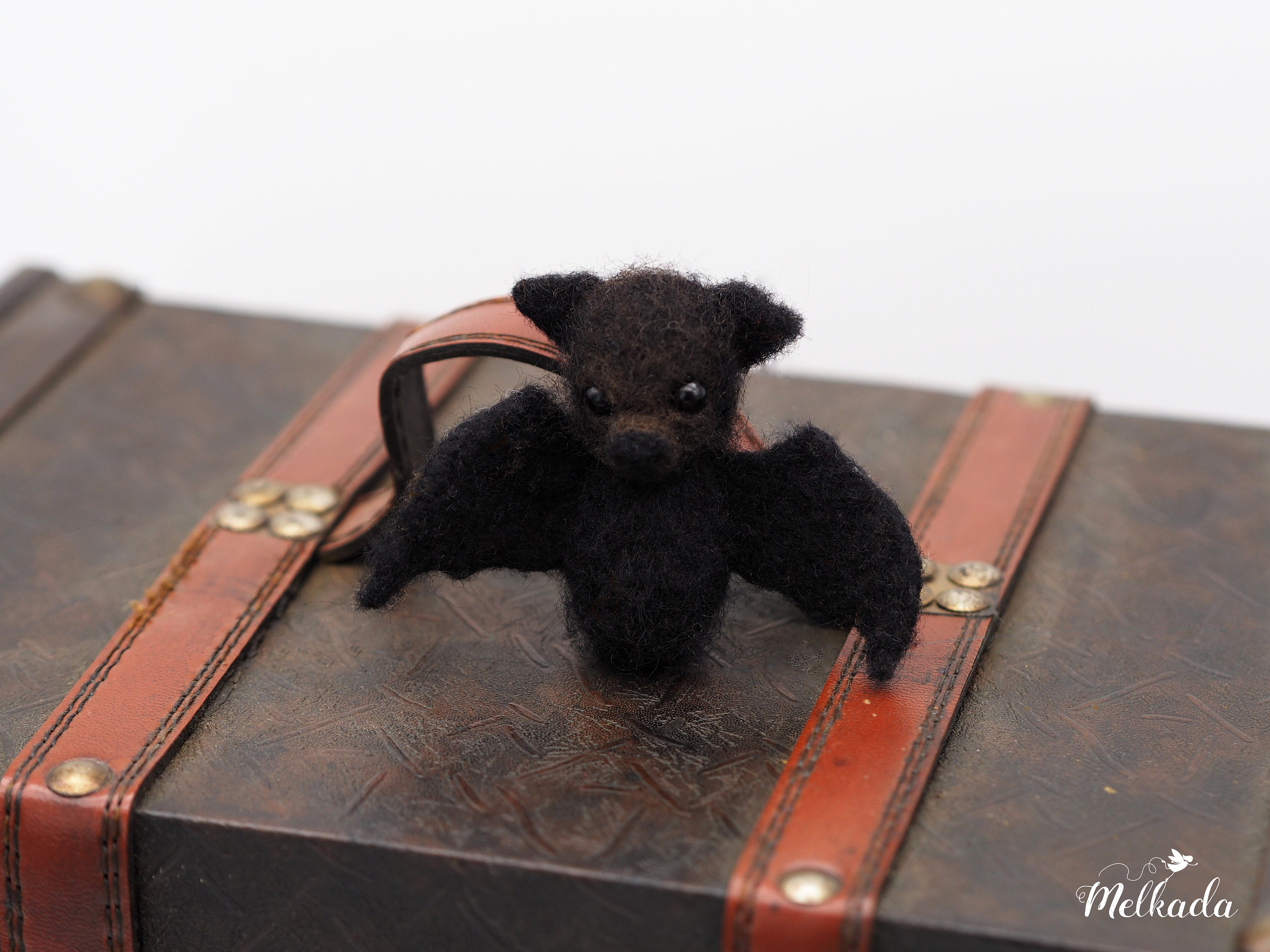 Needle Felted Miniature Realistic Bat, Cute Baby Bat, Bat Gifts, Gothic ...