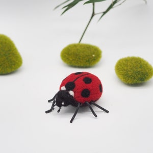 Felt ladybug, ladybug decor, ladybug for her, ladybird gifts, cute gift ideas, ladybug gift, nature table, gift for her, gift for mom