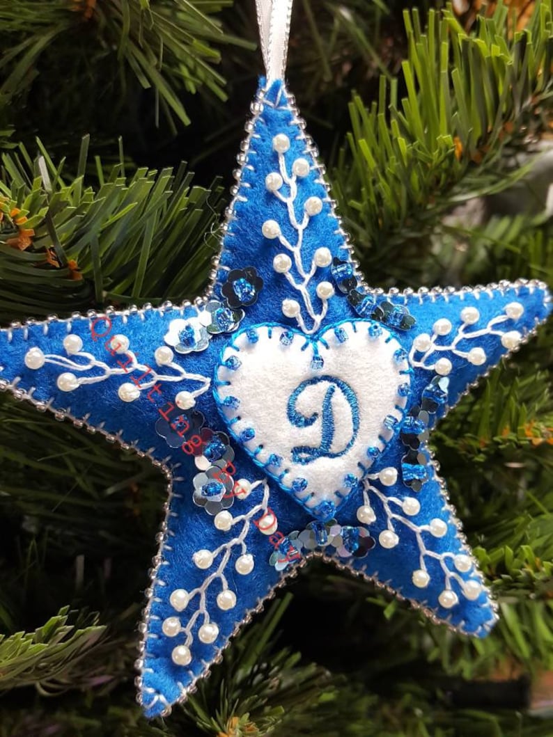 Beaded Felt Ornaments Bowl Fillers Gift Decoration Door Etsy