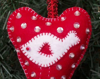 Felt Ornaments, Bowl Fillers, Gift Decoration, Door Hangers